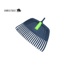 Wholesale Competitive Price Telescopic Handle 21 Tines Artificial Gardening Tool  Grass Rake